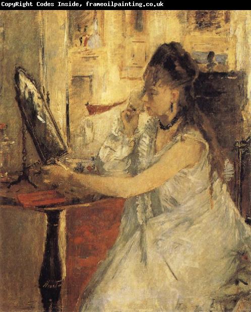 Berthe Morisot Young Woman PowderingHerself
